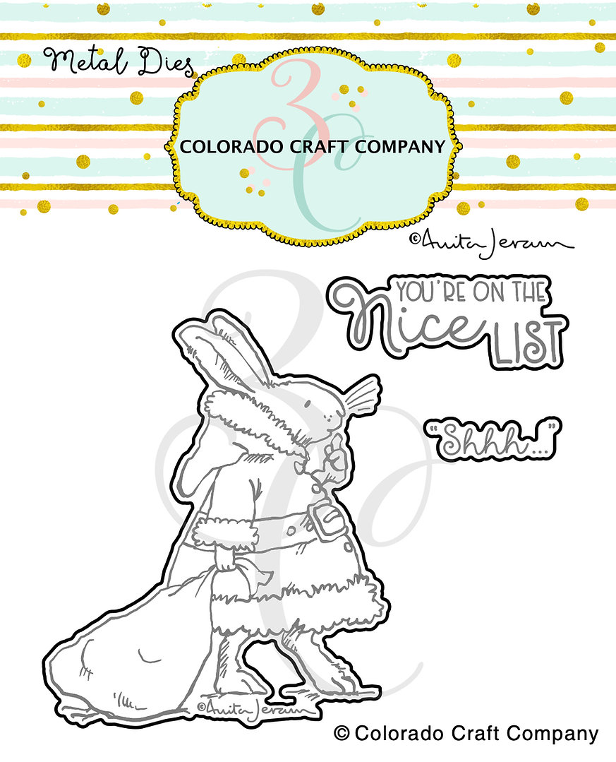 Colorado Craft Company - Anita Jeram~Santa Bunny Dies