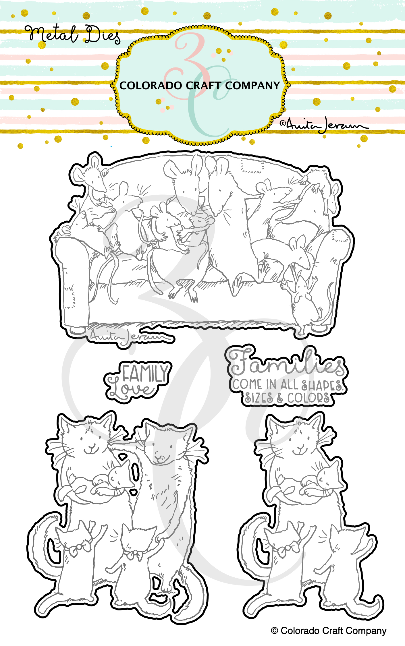 Colorado Craft Company - Anita Jeram~Family Love Dies