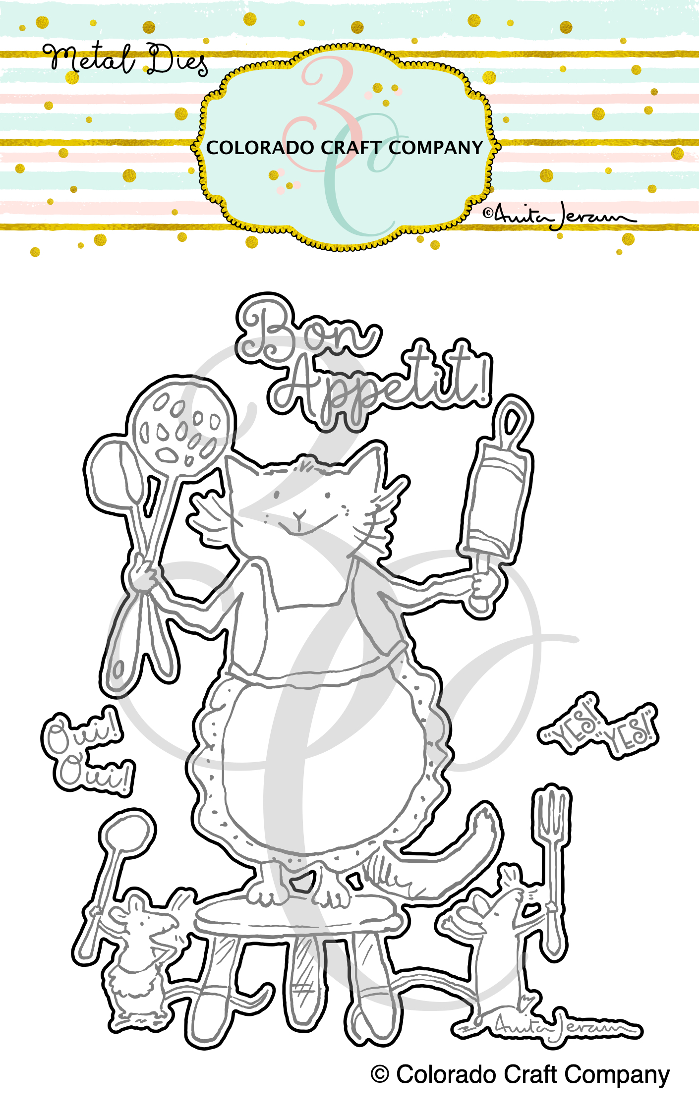 Colorado Craft Company - Anita Jeram~Bon Appetit Dies