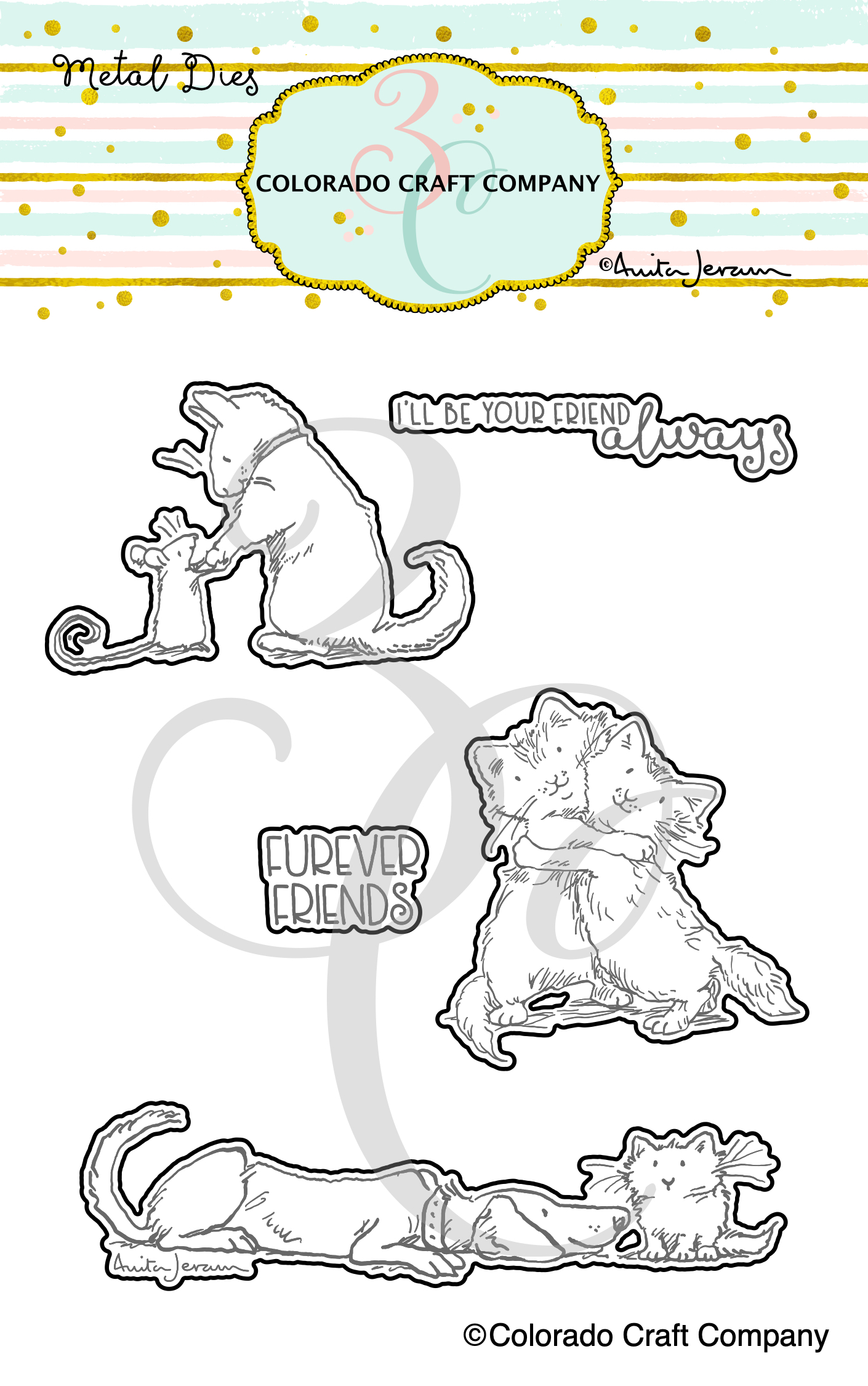 Colorado Craft Company - Anita Jeram~Furever Friends Dies