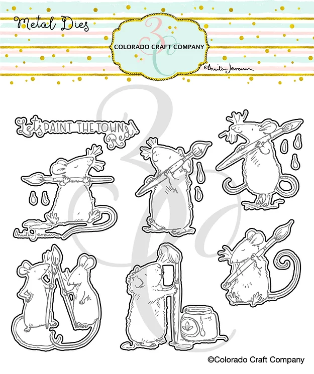 Colorado Craft Company - Anita Jeram~Paint The Town Dies