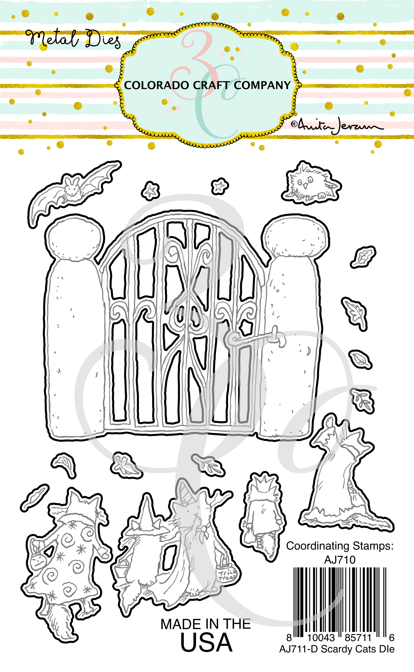 Colorado Craft Company - Anita Jeram~Scaredy Cats Dies