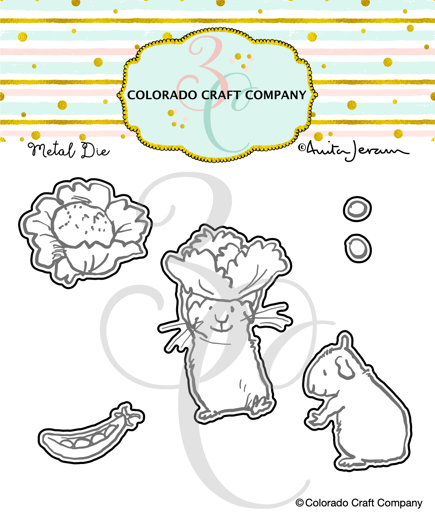Colorado Craft Company - Anita Jeram~Peas Forgive Me Dies