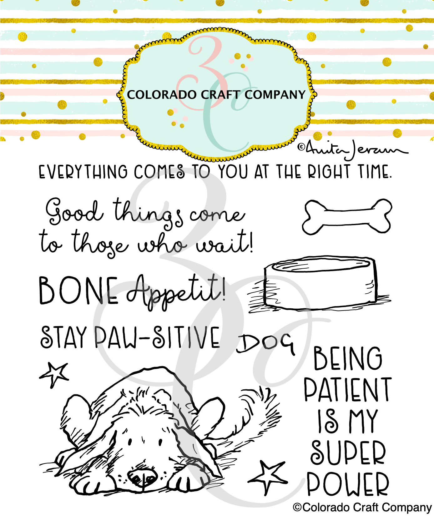 Colorado Craft Company -  Anita Jeram~Stay Pawsitive