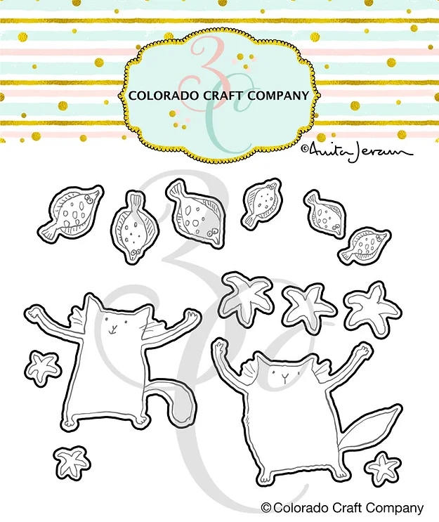 Colorado Craft Company - Anita Jeram~Starfish Wish Dies