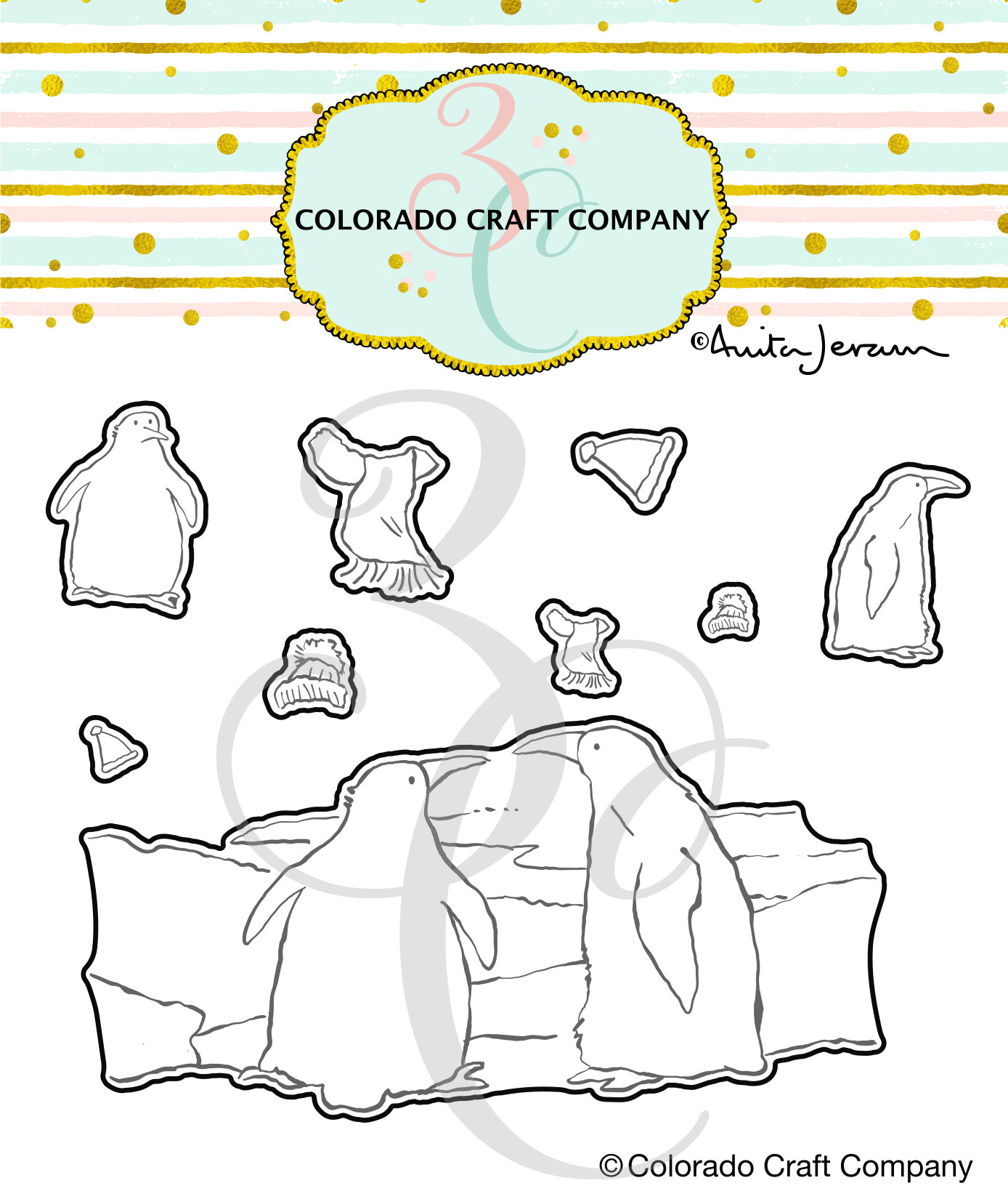 Colorado Craft Company - Anita Jeram~Ice Holiday Dies