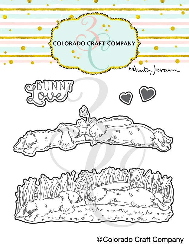 Colorado Craft Company -  Anita Jeram~Bunny Love Dies