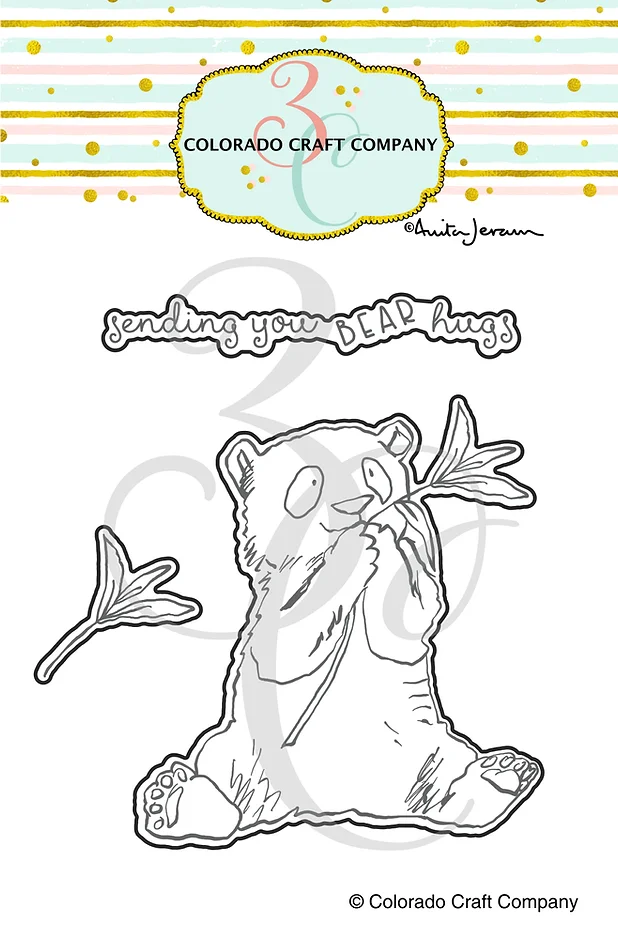 Colorado Craft Company -  Anita Jeram~Bear Hugs Dies