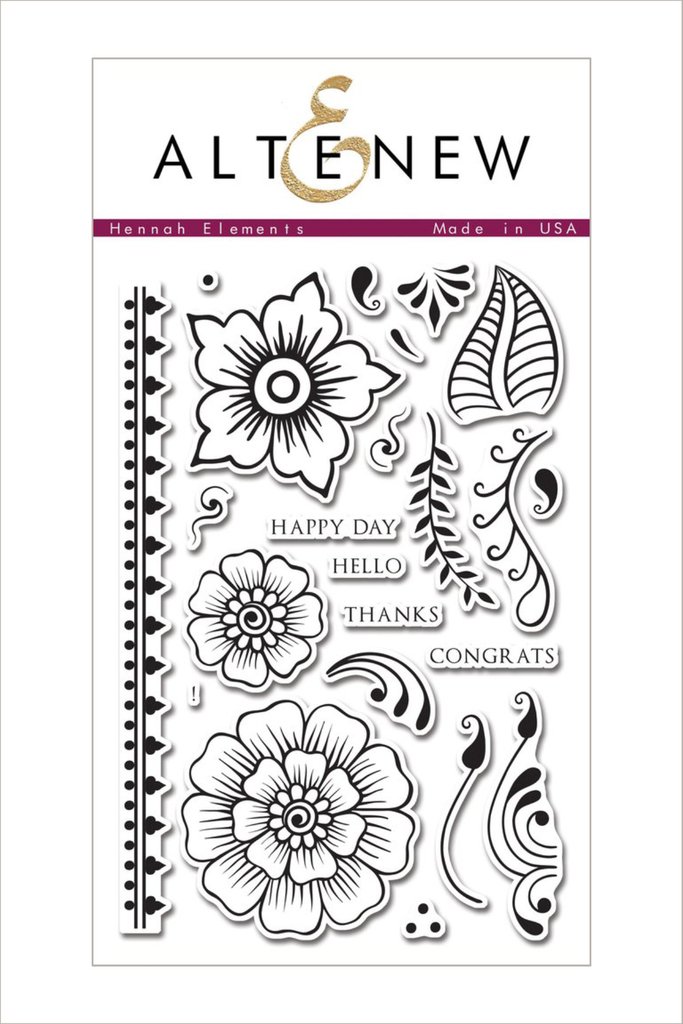 Altenew - Hennah Elements Stamp Set