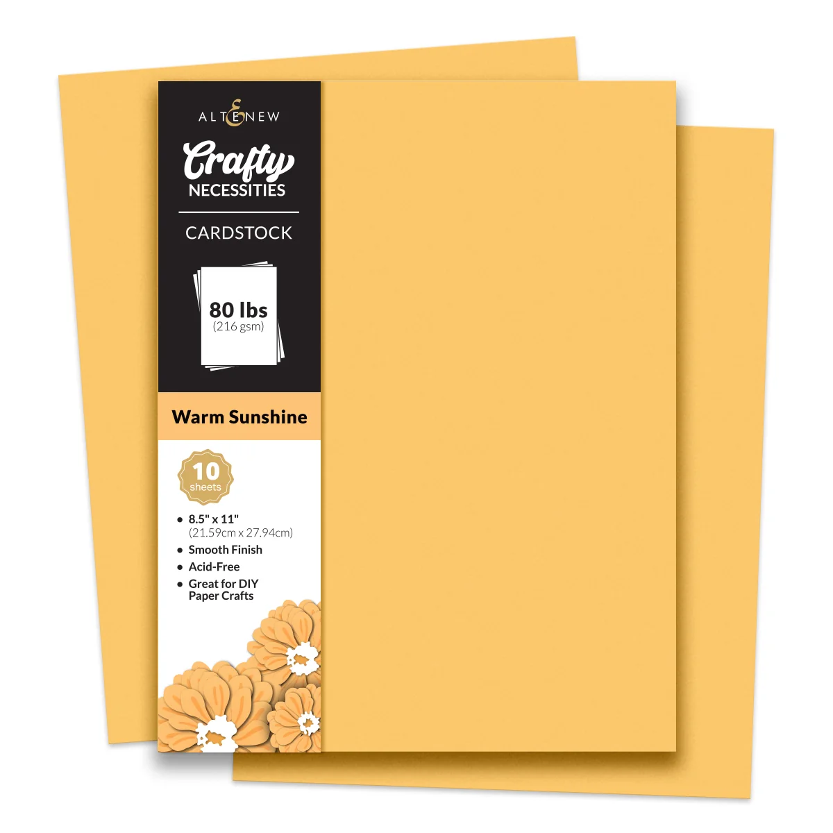 **NEW* - Altenew - Crafty Necessities: Warm Sunshine Cardstock (10 sheets/set)