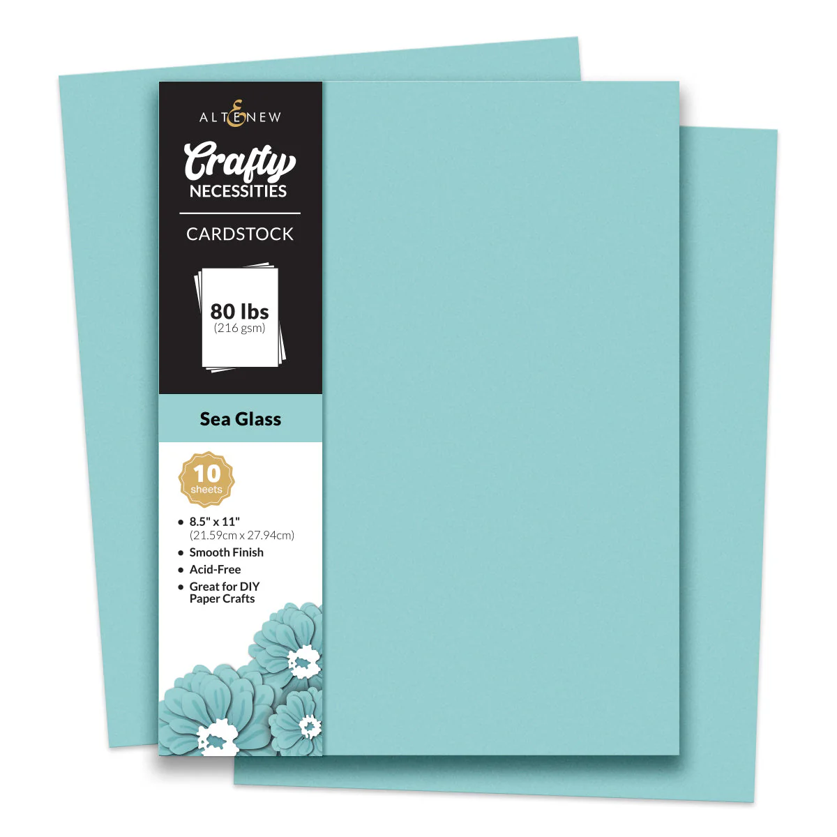 Altenew - Crafty Necessities: Sea Glass Cardstock (10 sheets/set)