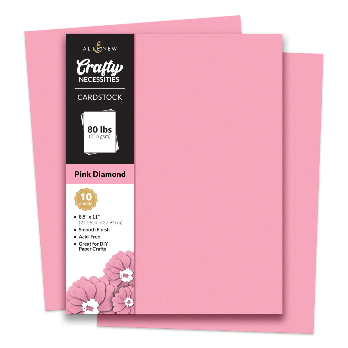 Altenew - Crafty Necessities: Pink Diamond Cardstock (10 sheets/set)