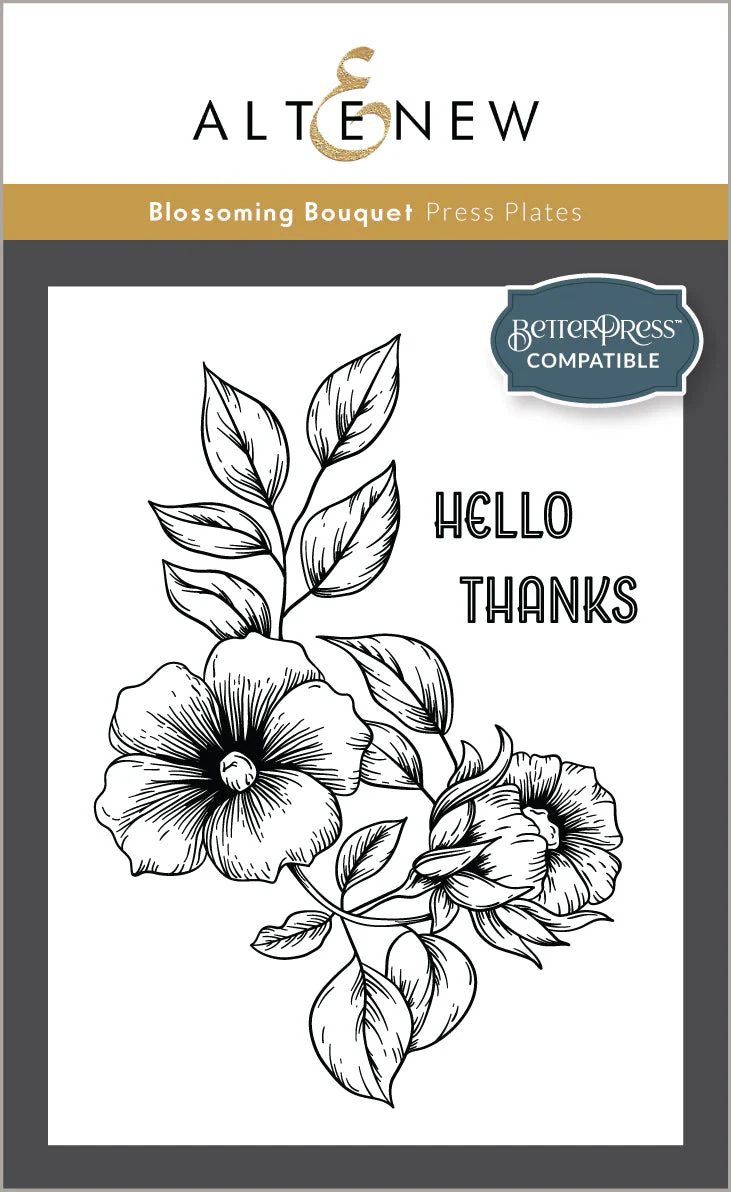 Altenew - Blossoming Bouquet Press Plate Set