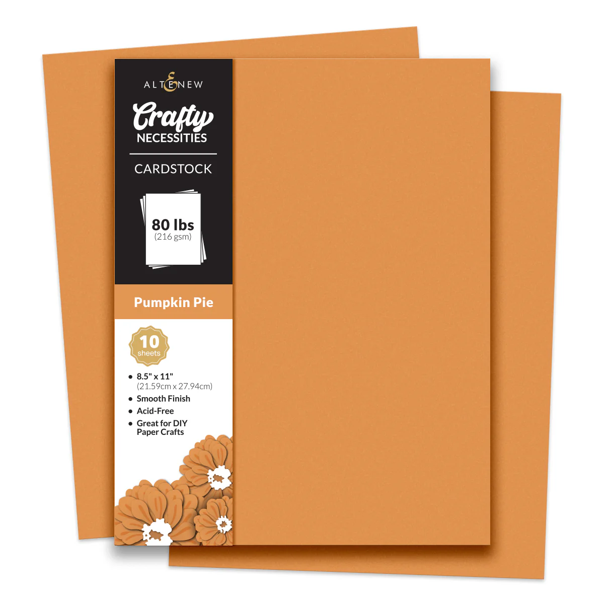 Altenew - Crafty Necessities: Pumpkin Pie Cardstock (10 sheets/set)