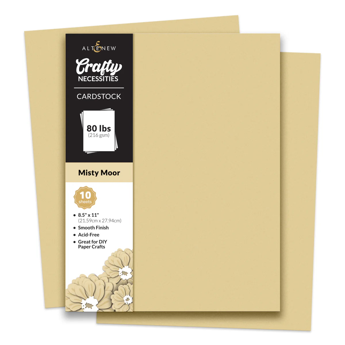 Altenew - Crafty Necessities: Misty Moor Cardstock (10 sheets/set)