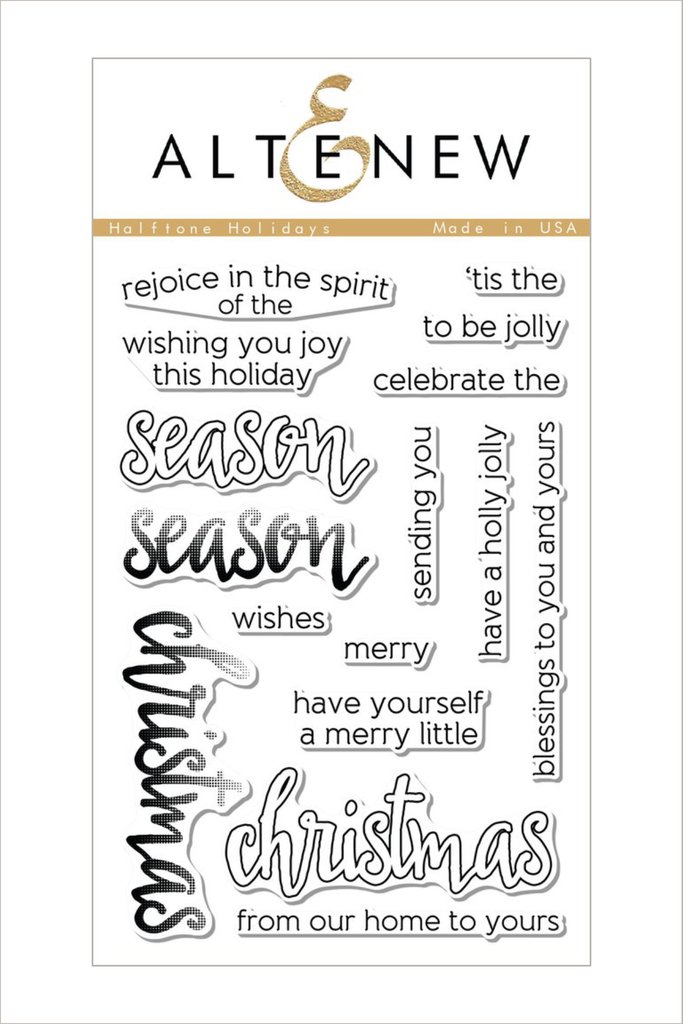 AlteNew - Halftone Holidays Stamp Set