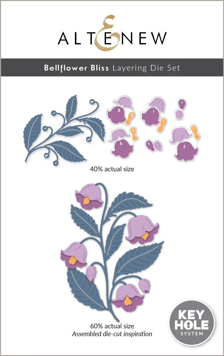*NEW* - Altenew - Bellflower Bliss Layering Die Set