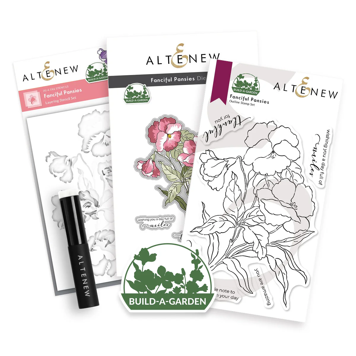 *NEW* - Altenew - Build-A-Garden: Fanciful Pansies