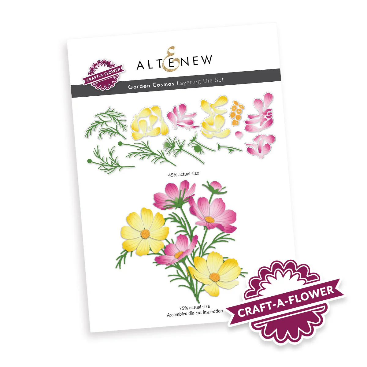 **NEW* - Altenew - Craft-A-Flower: Garden Cosmos Layering Die Set