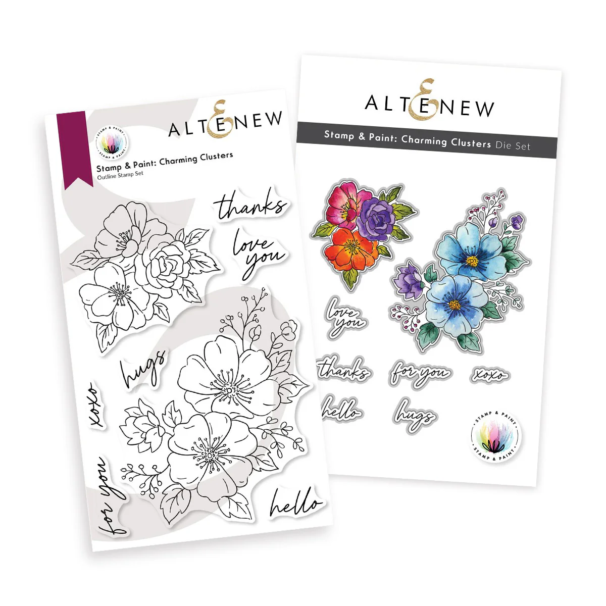 Altenew - Stamp & Paint: Charming Clusters - Complete Bundle