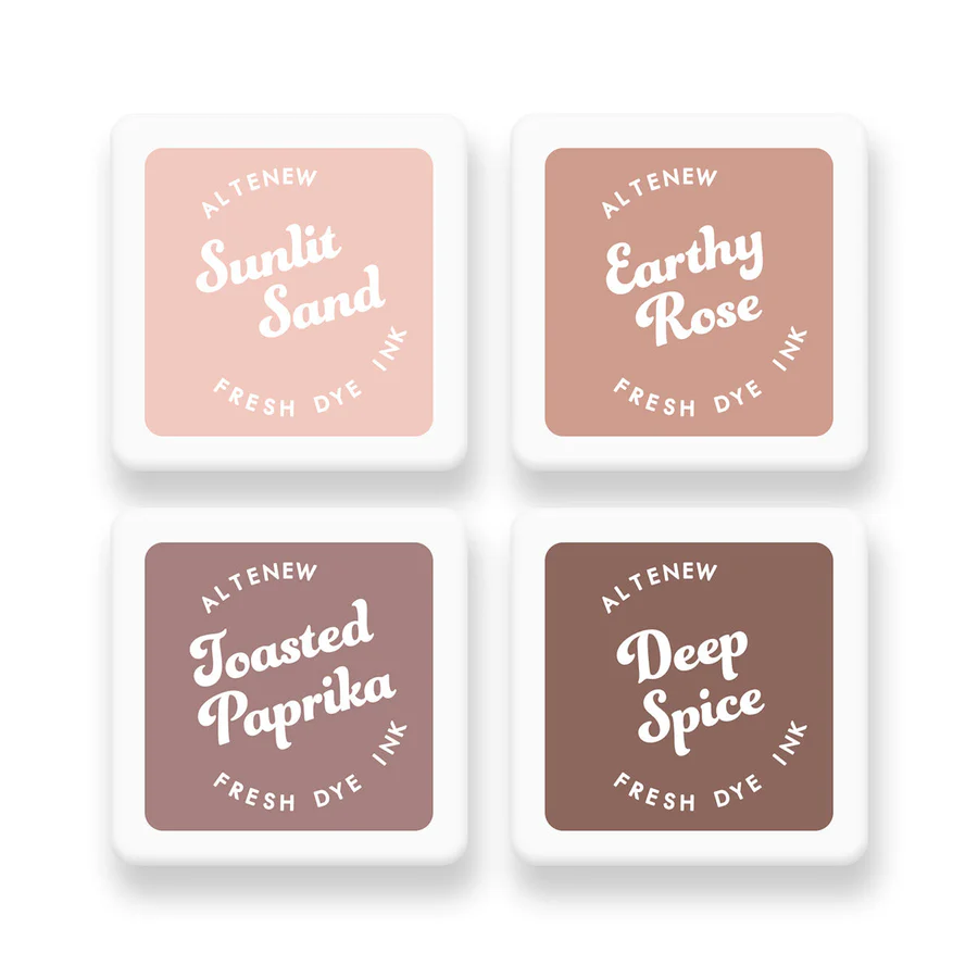 **NEW* - Altenew - Earthy Embrace Fresh Dye Ink Mini Cube Set