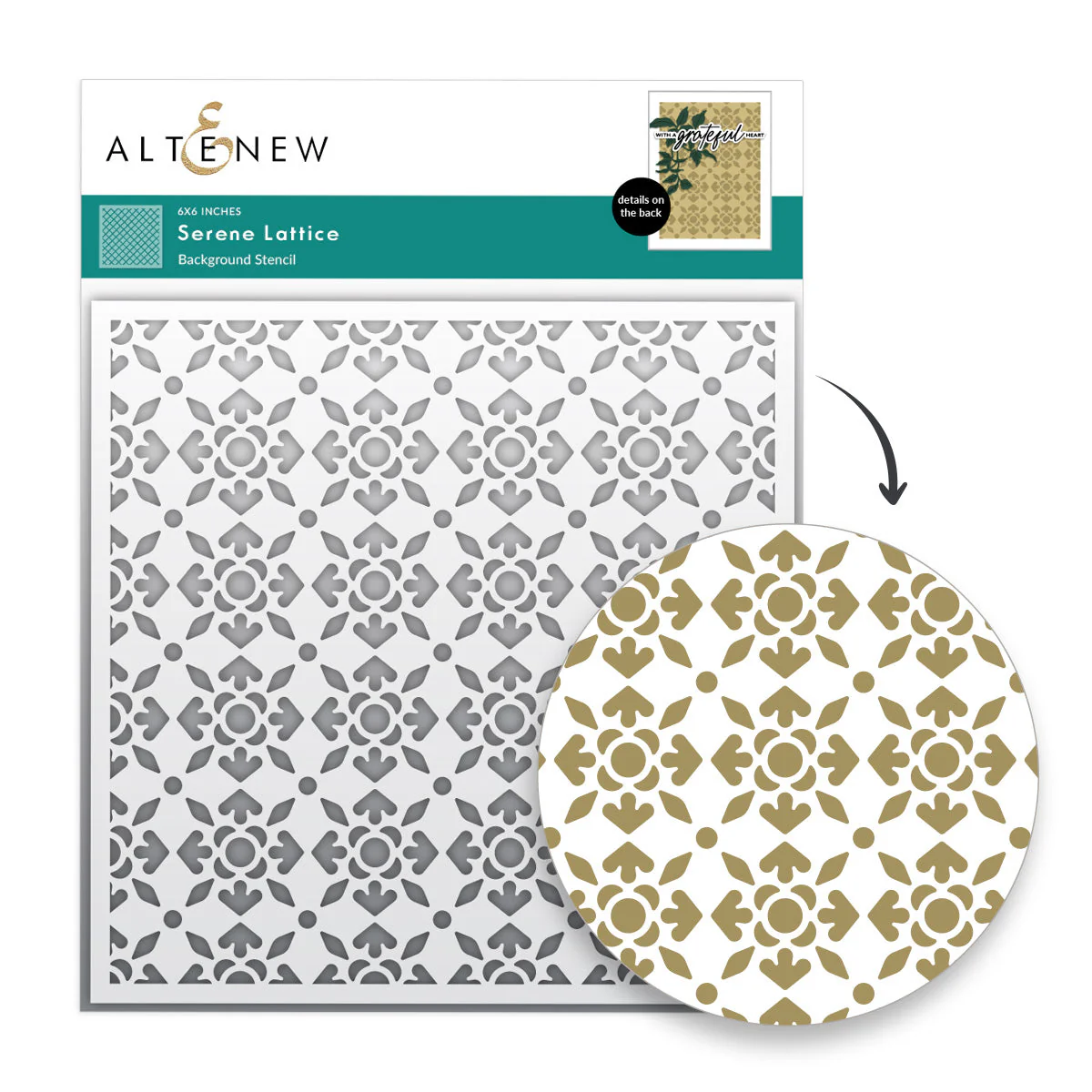 **NEW* - Altenew - Serene Lattice Stencil