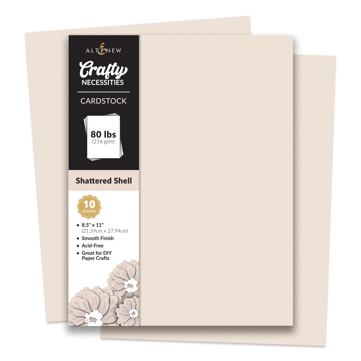**NEW* - Altenew - Crafty Necessities: Shattered Shell Cardstock (10 sheets/set)
