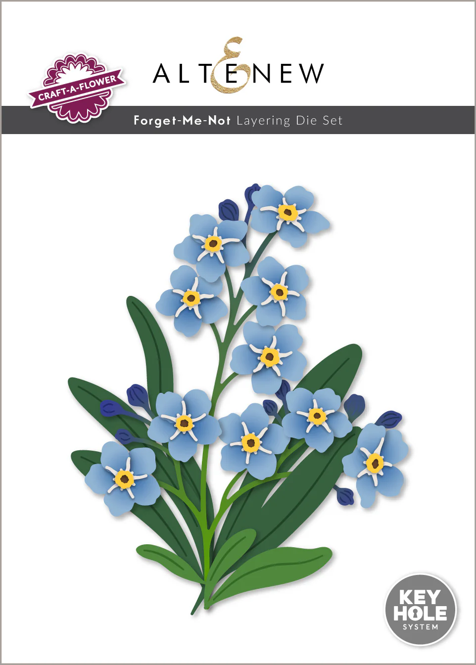 **NEW* - Altenew - Craft-A-Flower: Forget-Me-Not Layering Die Set