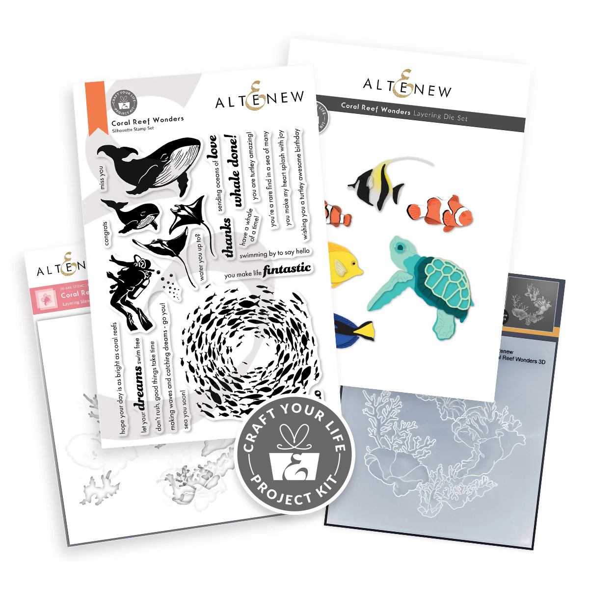 **NEW* - Altenew - Craft Your Life Project Kit: Coral Reef Wonders