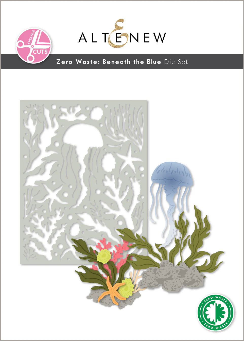 **NEW* - Altenew - Creative Cuts: Zero-Waste Beneath the Blue Die Set