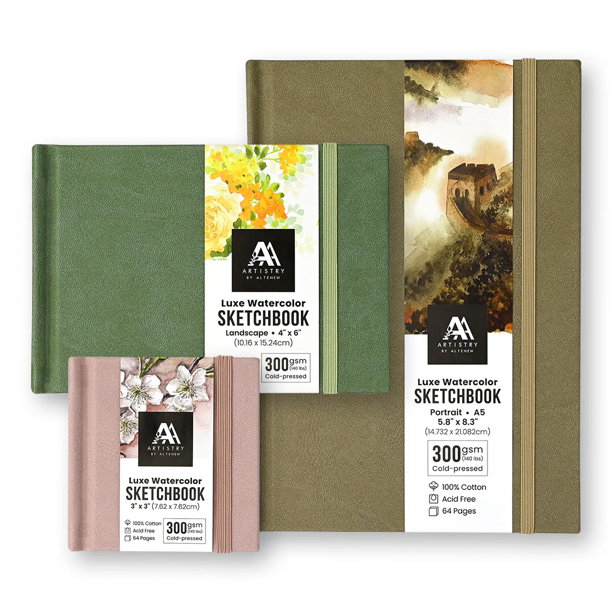 **NEW* - Altenew - Luxe Watercolor Sketchbooks - The Full Collection