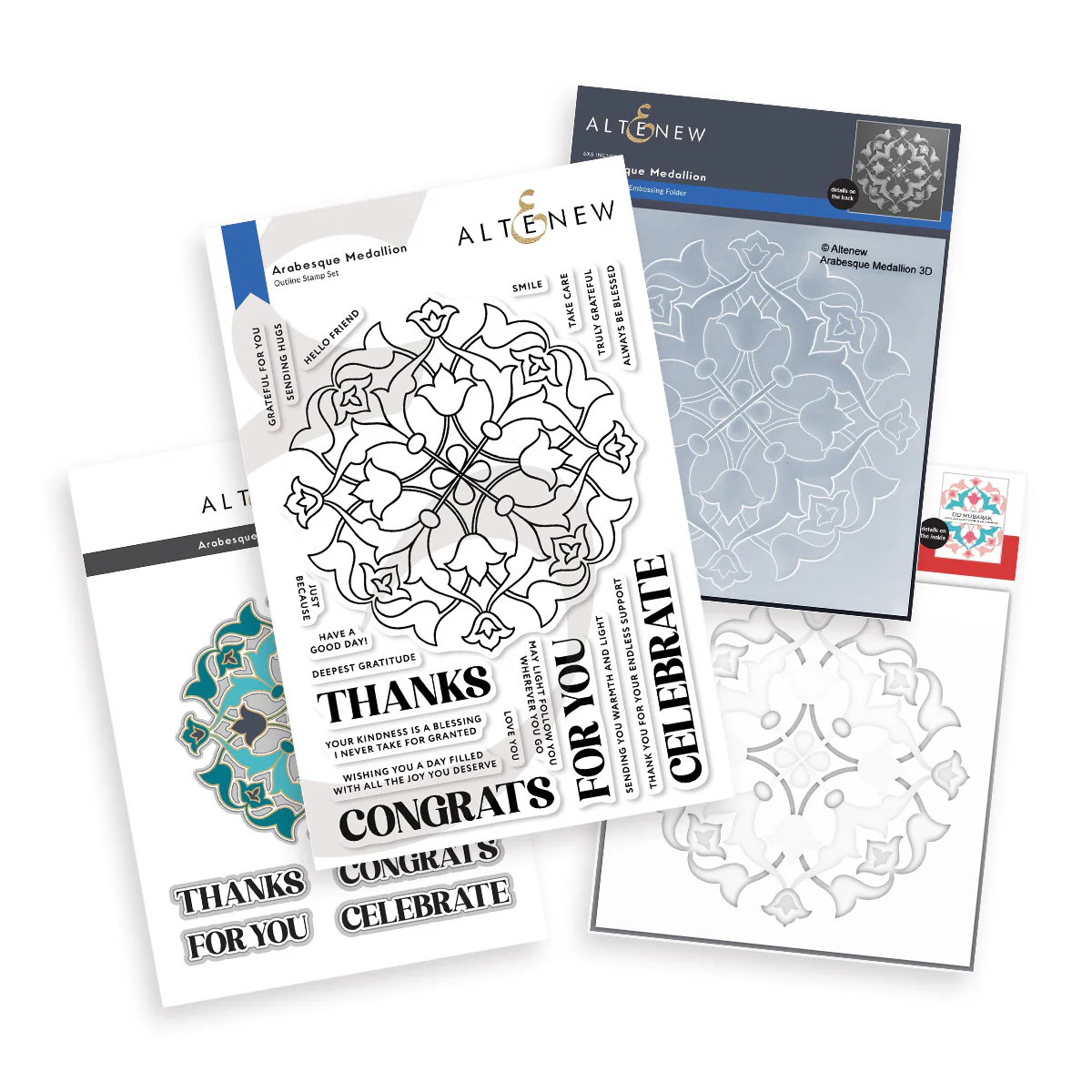 **NEW* - Altenew - Arabesque Medallion - Complete Bundle
