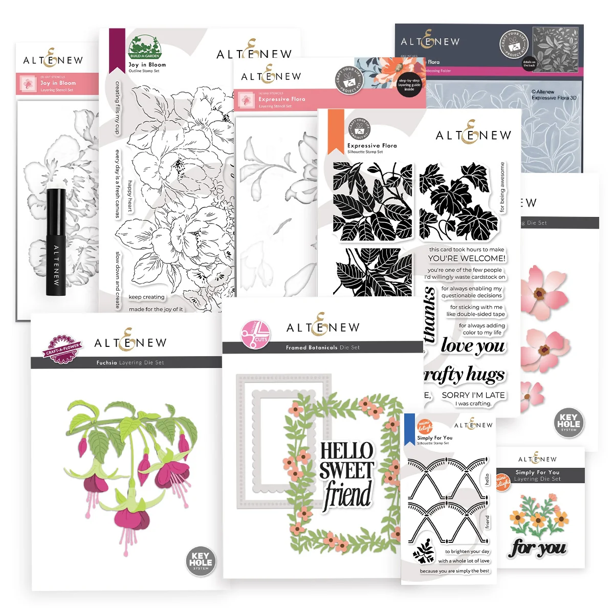 **NEW* - Altenew - Marvelous Monthly Series Bundle - October 2026 (11 items)