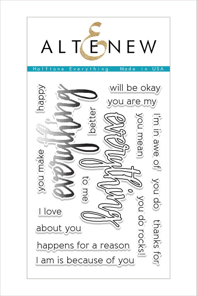 Altenew - Halftone Everything Stamp Set