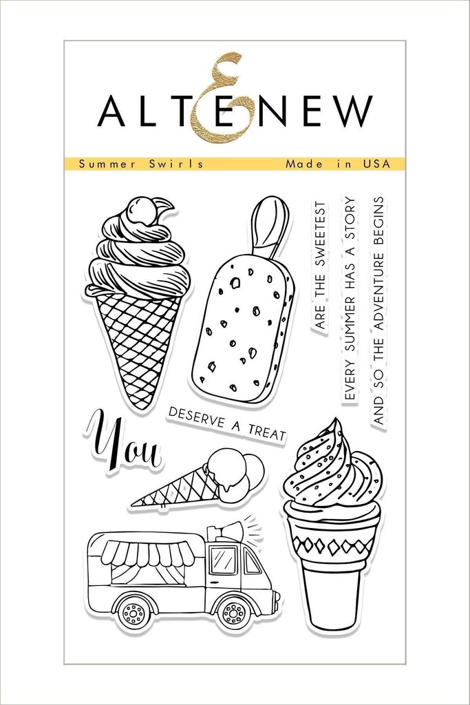 Altenew - Summer Swirls Stamp Set