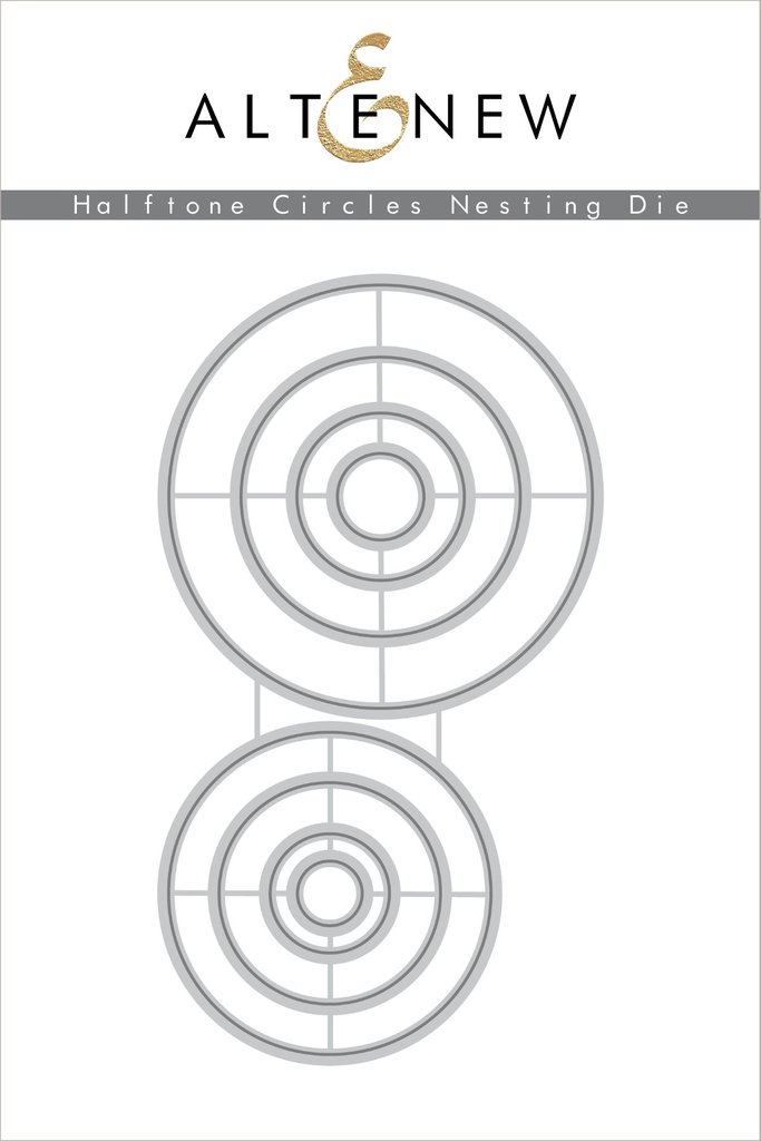 Altenew - Halftone Circles Nesting Die Set