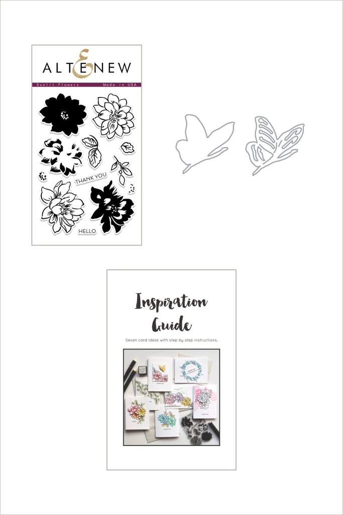 Altenew - Sunlit Flowers Stamp and Die Bundle