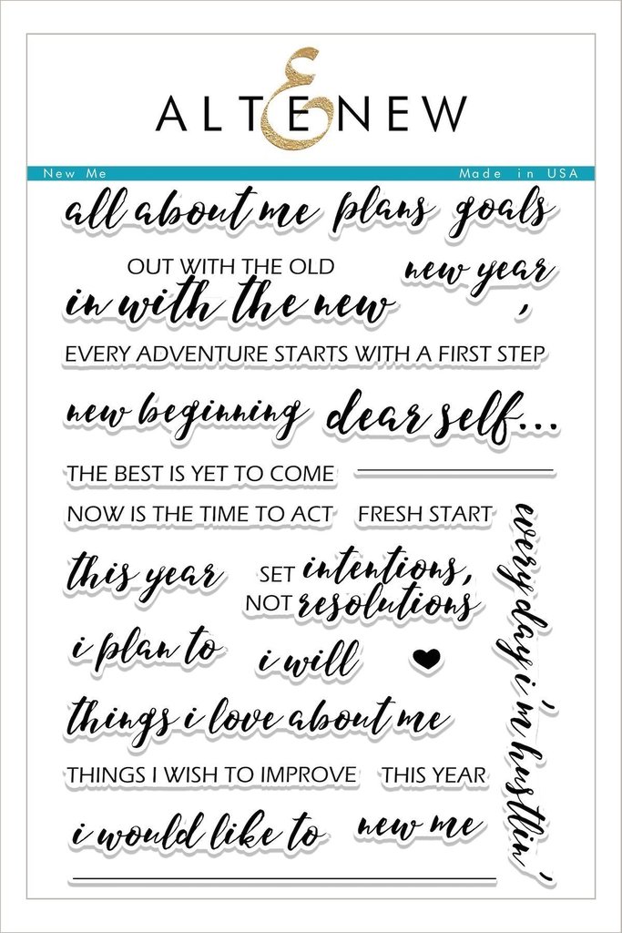 Altenew - New Me Stamp Set