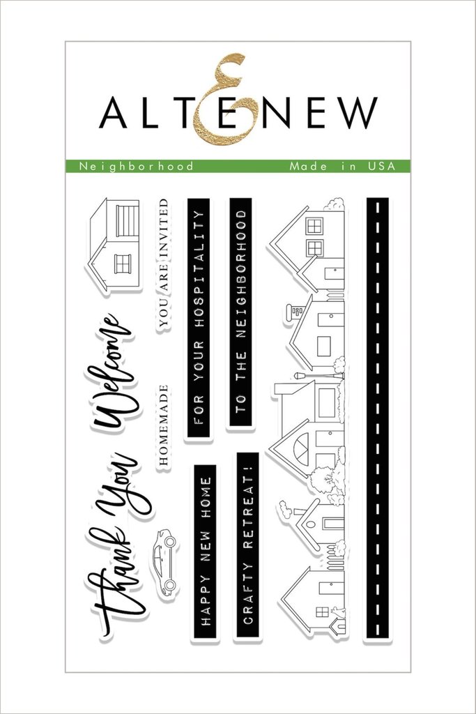 Altenew - Neighborhood Stamp Set