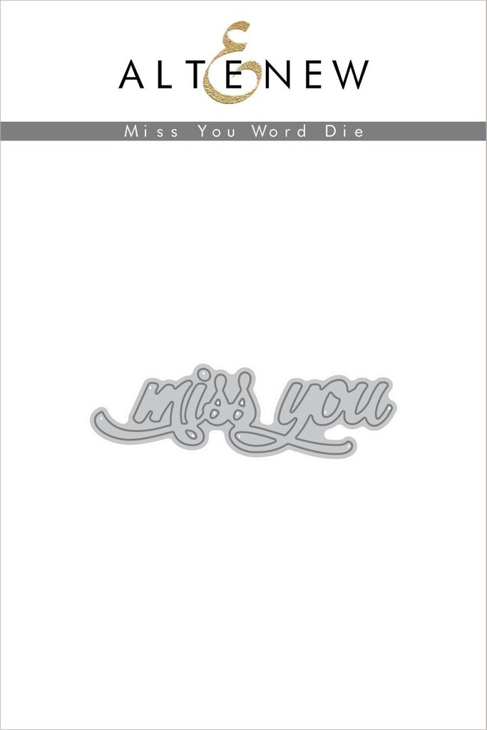 Altenew - Miss You Word Die