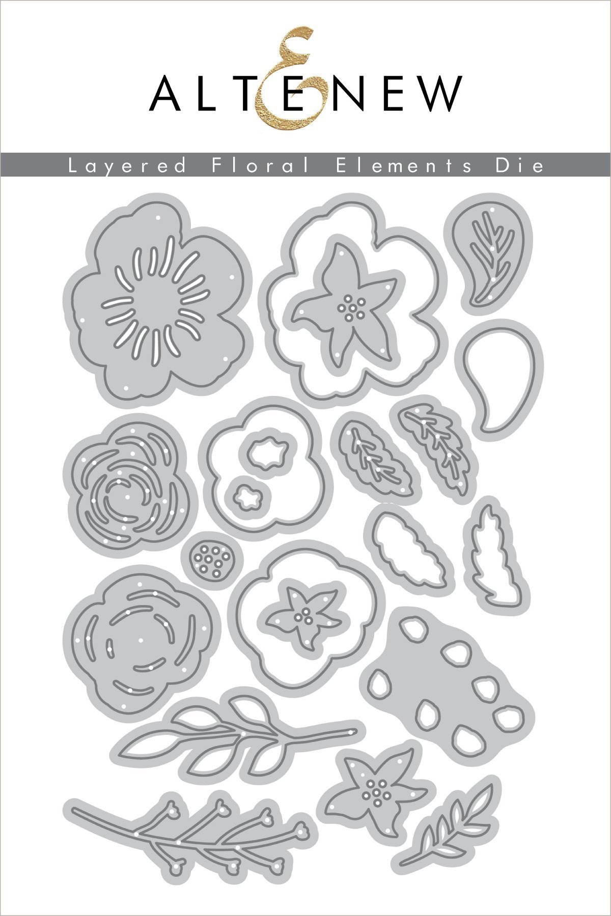 Altenew - Layered Floral Elements Die Set