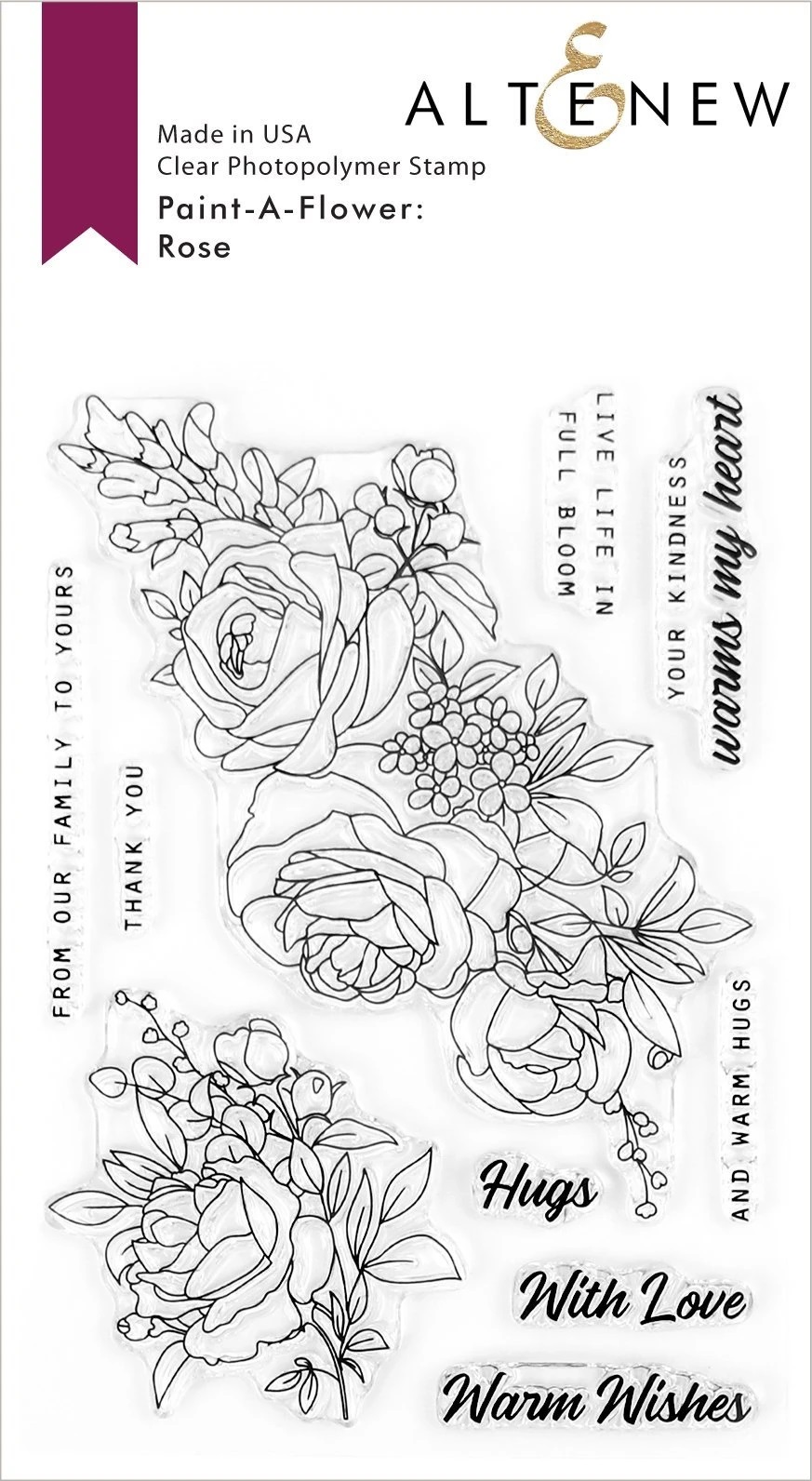 Altenew - Paint-A-Flower: Rose