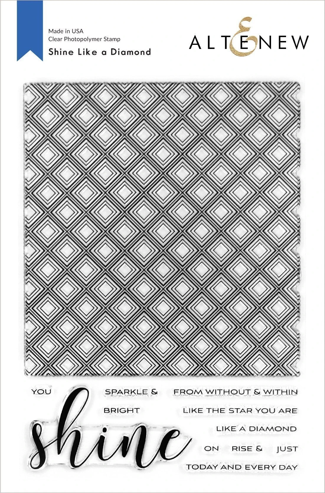 Altenew - Shine Like a Diamond Stamp Set
