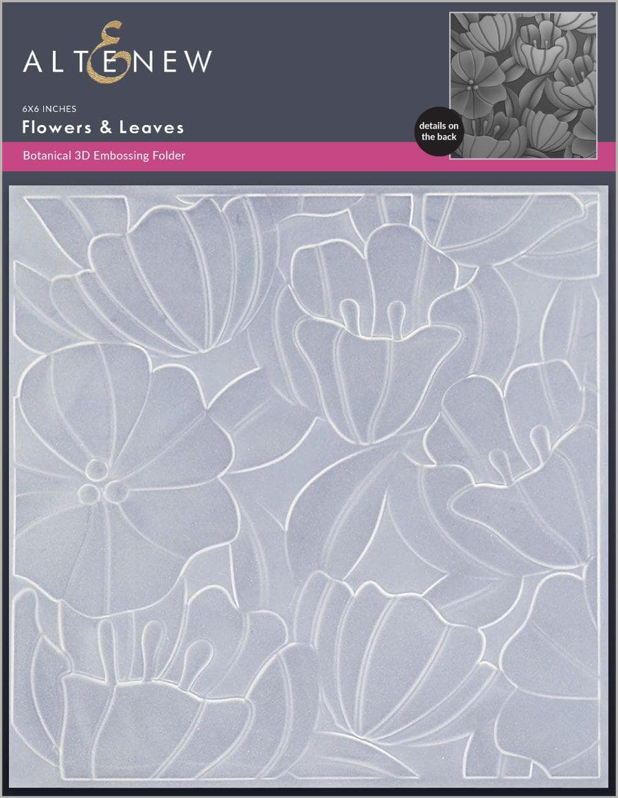 Altenew - Flowers & Leaves 3D Embossing Folder