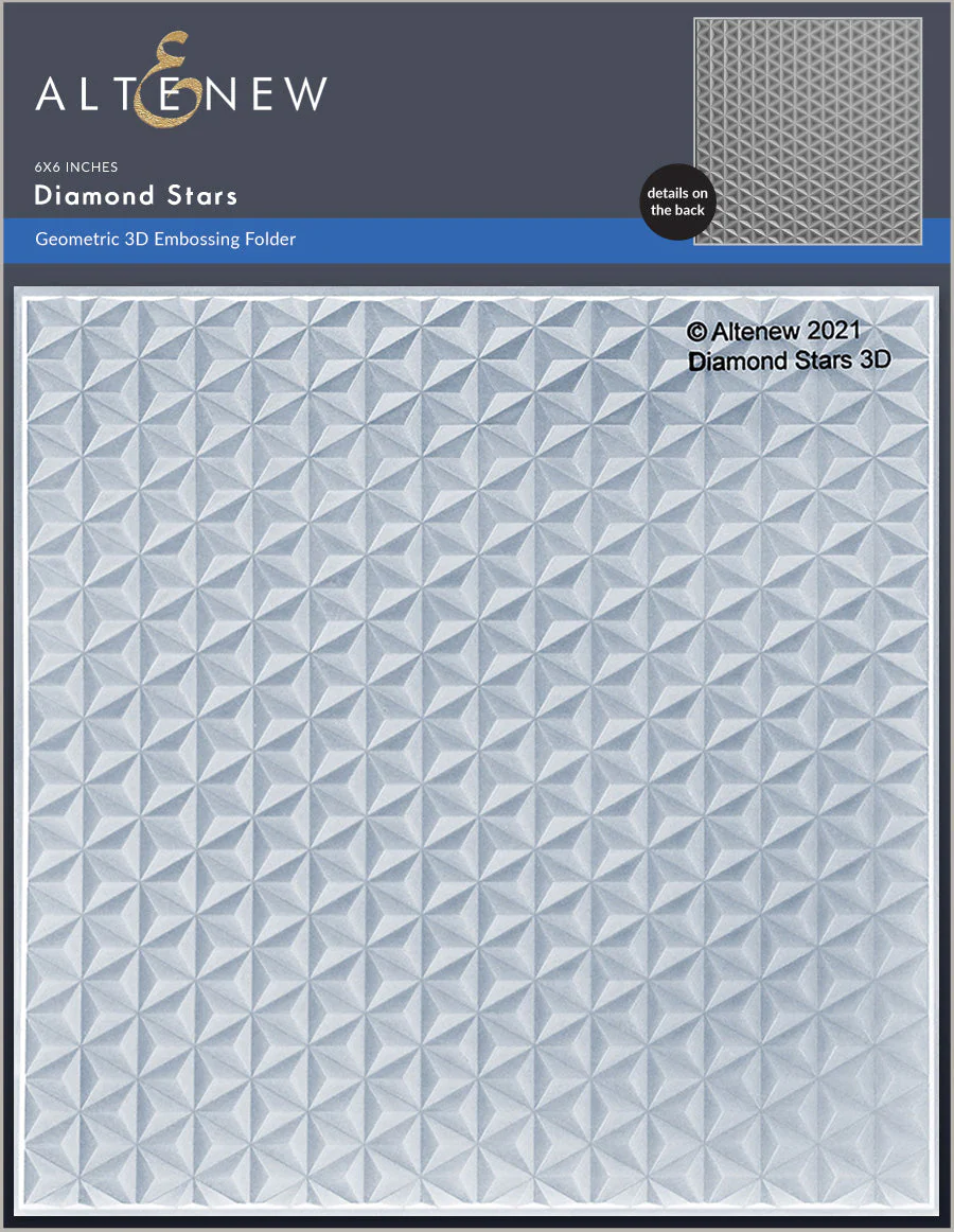 Altenew - Diamond Stars 3D Embossing Folder