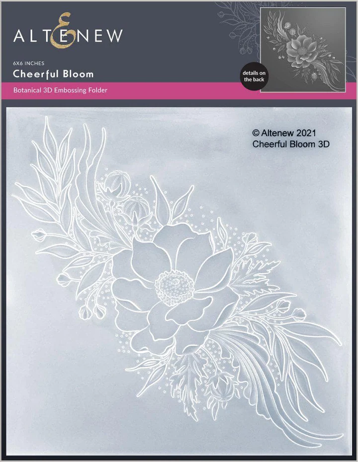 Altenew - Cheerful Bloom 3D Embossing Folder