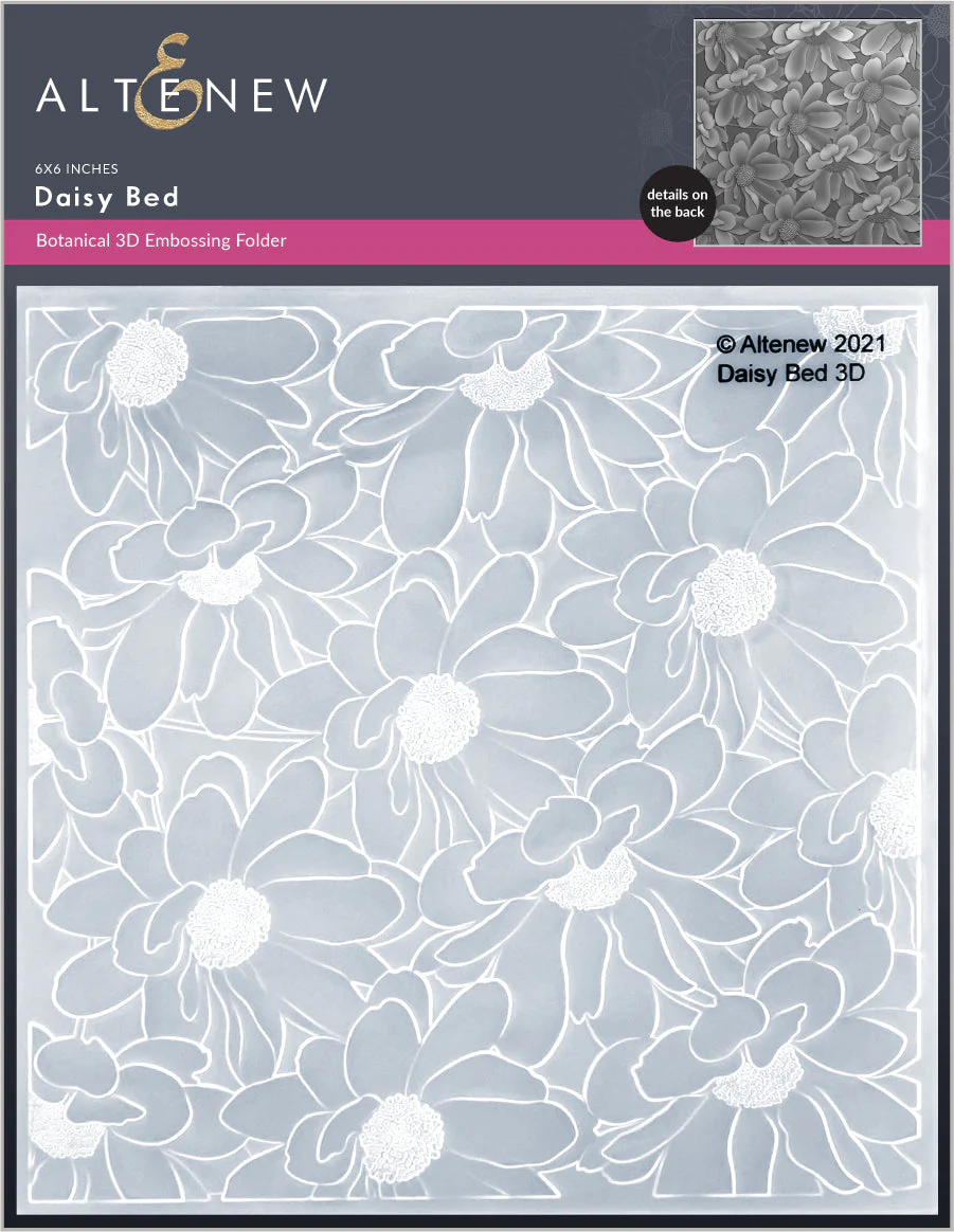 Altenew - Daisy Bed 3D Embossing Folder