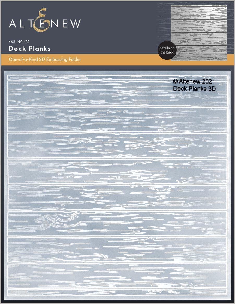 Altenew - Deck Planks 3D Embossing Folder