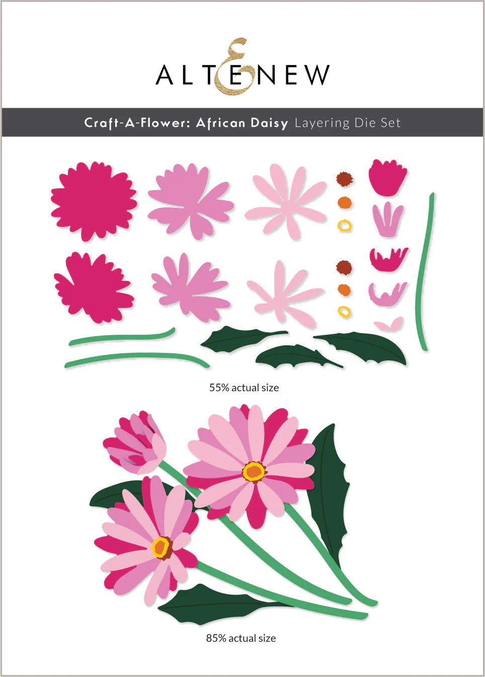 Altenew - Craft-A-Flower: African Daisy Layering Die Set