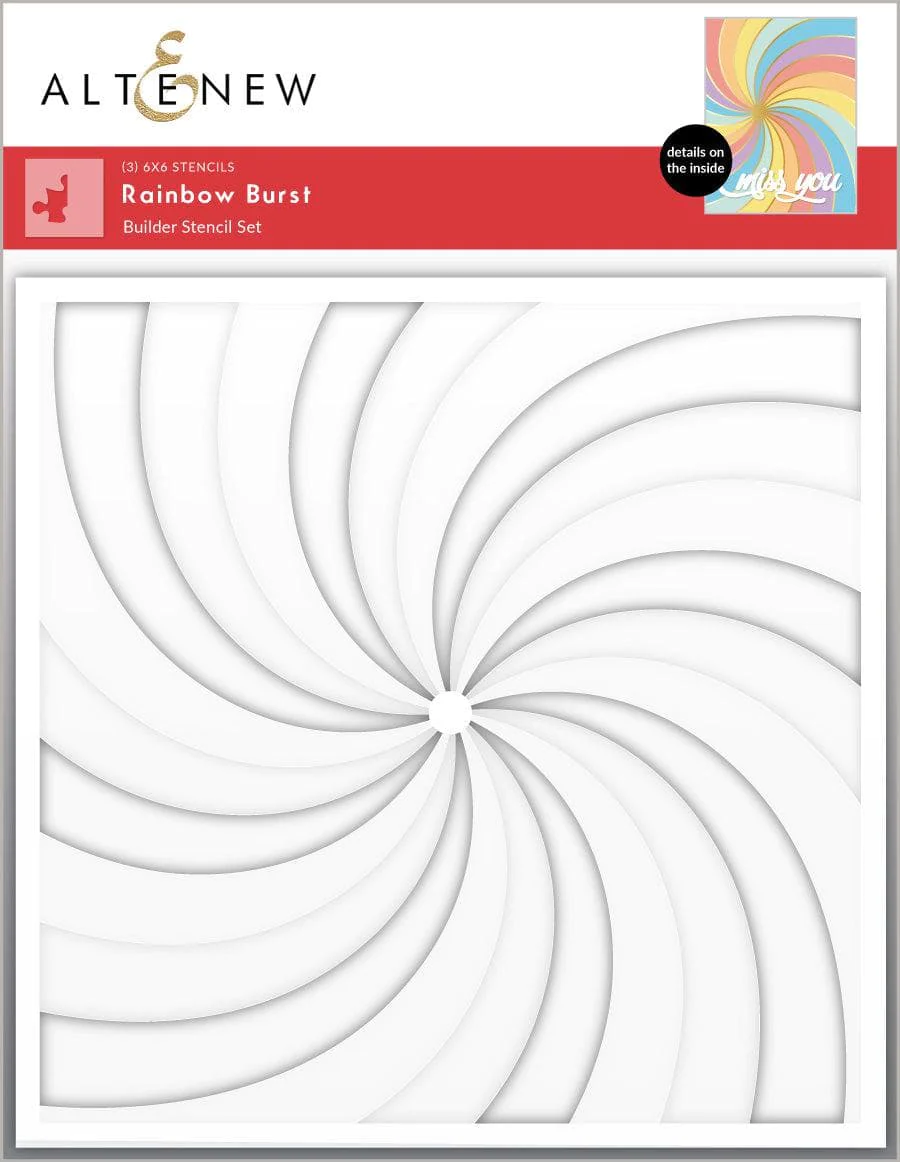 Altenew - Rainbow Burst - Stencil Set